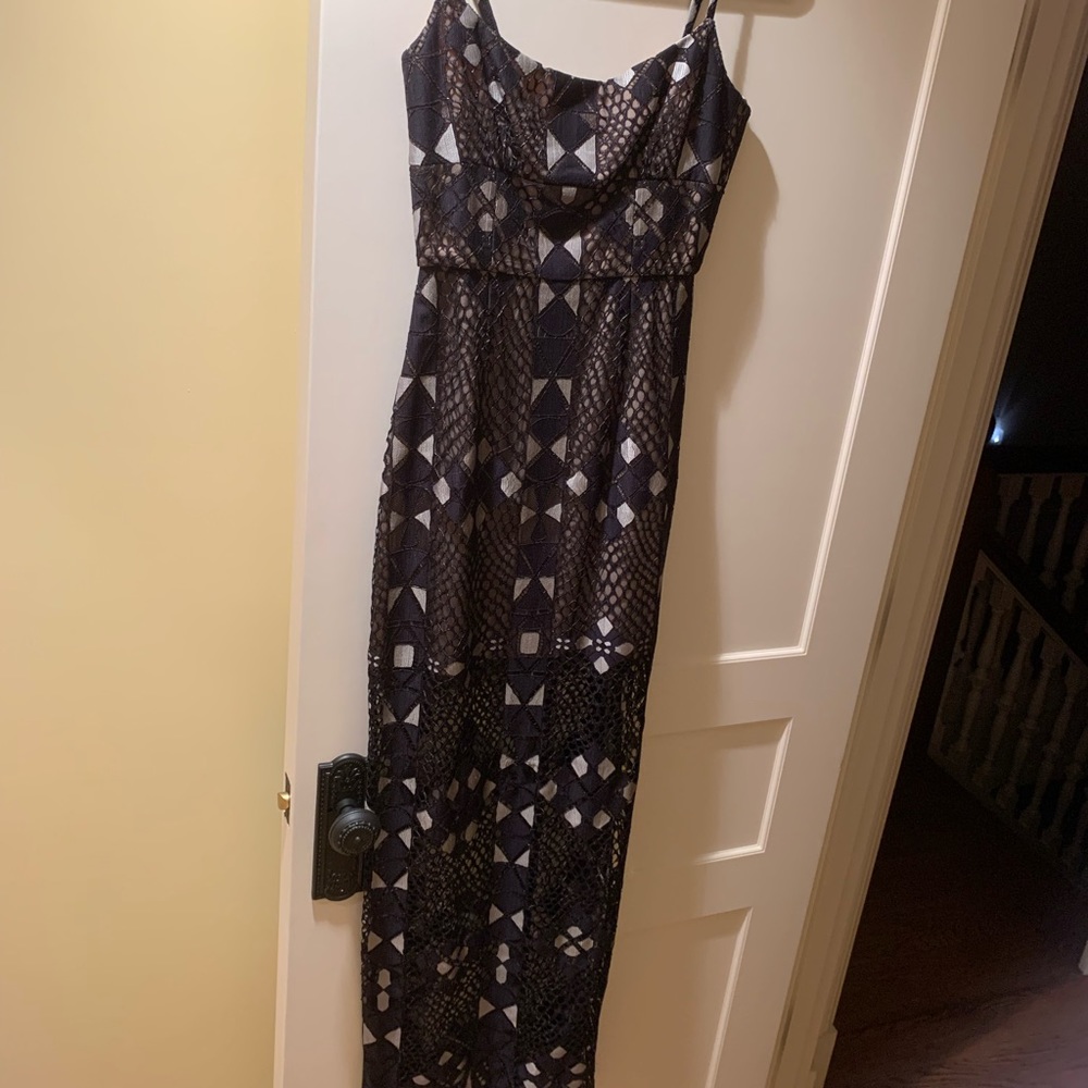 BCBG maxi lace dress